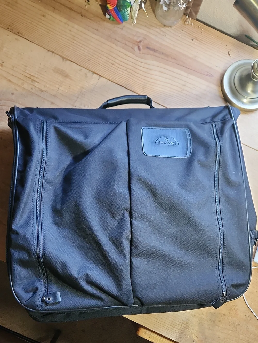 Samsonite Black Men's Travel Garment Bag with Top Handle